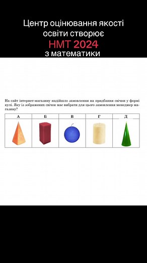 Моделі оцінювання з математики: НМТ 2024