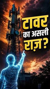 मोबाइल टावर का ये राज़ 99% लोग नहीं जानते | कॉल कैसे पहुंचती है? सच जानकर हैरान रह जाएंगे #shorts