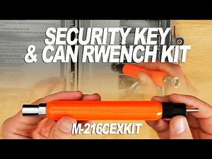 Jonard Tools Telecom Security Key & Can Wrench Kit (M-216CEXKIT) Product Video