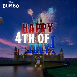 15K views · 553 reactions | Do you see who’s in the sky? It’s Dumbo , wishing you happy 4th of July!  | Dumbo | Facebook