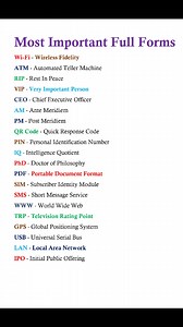 119K views · 346 reactions | Full Form Computer related | NECI Computer Institute | Facebook