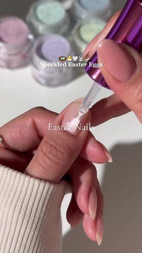 Spring Easter Egg Dip Powder Nails Tutorial