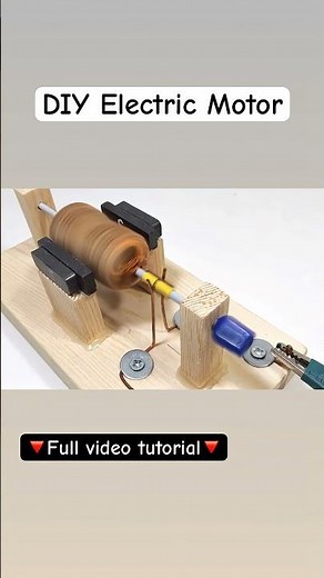DIY Electric Motor from Scratch | How to Make a Simple Motor at Home #diyelectricmotor #diy