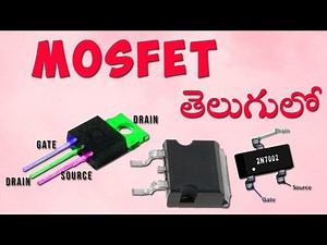 MOSFET in Telugu#