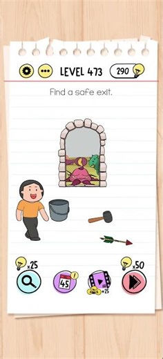 Brain Test Level 473 Solution & Walkthrough | Tricky Puzzles (Android & iOS Shorts)