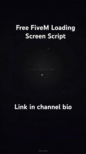 Most premium loading screen on FiveM…for FREE #gta