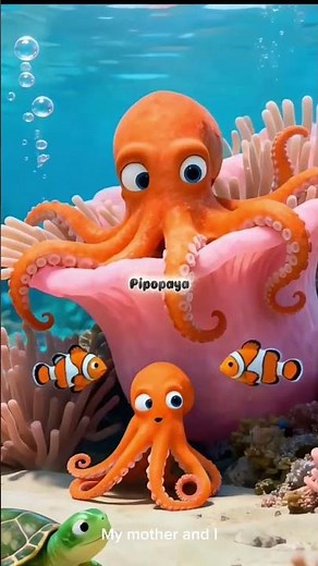 stray octopus #cartoonvideo #animation #animatry #funny #shortsvideo