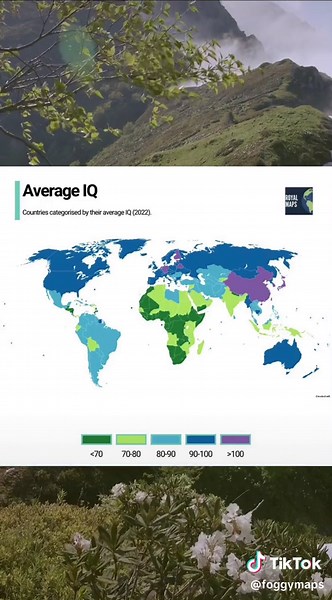 Average IQ #fyp #world #iq #map #geography