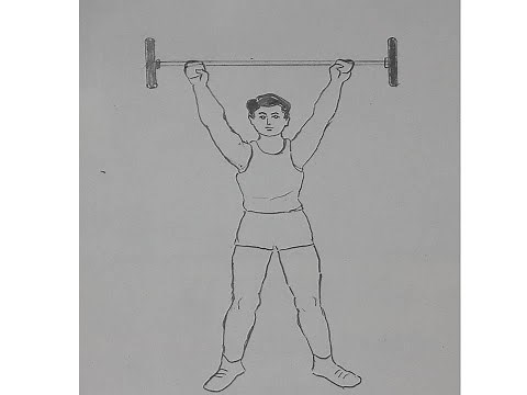 How To Draw Weightlifter | Step By Step In Easy Way For Beginners | By N. S. Limaye's Art