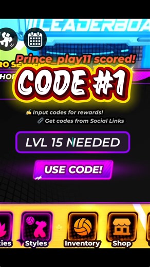 *NEW* ALL WORKING UPDATE 65 CODES FOR VOLLEYBALL LEGENDS | ROBLOX VBL CODES