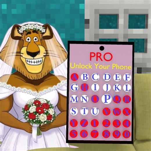 Whose phone unlock password will you choose?! Bride Gazelle or Bride Sprunki Alex🤔