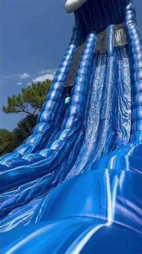 Worlds tallest inflatable #water #slide #fun #waterslide