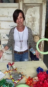 A crafty tip using tissue paper pom poms. | The Shabby Tree