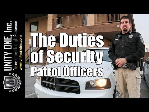 The Duties of Security Patrol Officers - Security Officer Companies