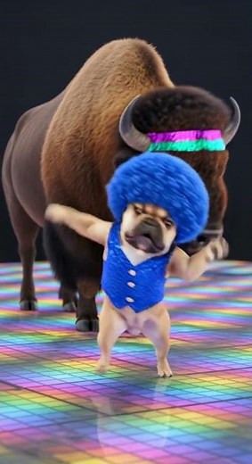 Frenchie's Got the Moves! 🕺✨ The Funkiest Disco Dog Alive #viral #Shorts #Funny #cute