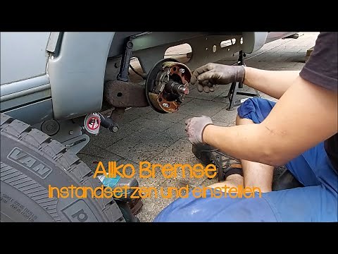 Repairing Alko trailer brakes