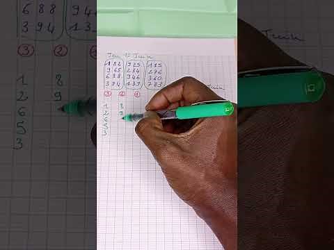 Comment utiliser la matrice pour avoir les numéros sûrs au loto Ghana et Loto bonheur côte d'ivoire.