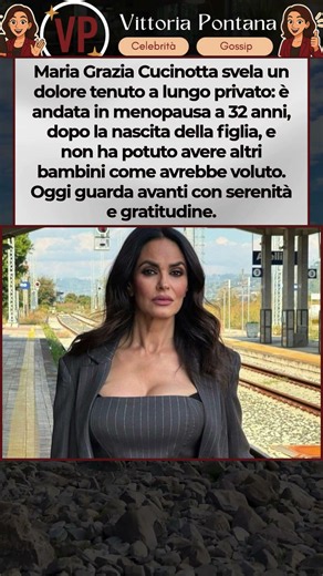 Maria Grazia Cucinotta: "In menopausa a 32 anni". Il dolore di non aver avuto altri figli