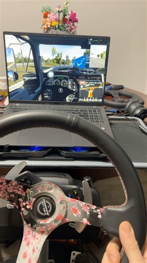 ATS Getting to comfortable without a trailer attached! #ats #crash #racing #wheel