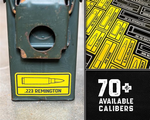 Ammo Can Sticker Labels: UV Stable, Adhesive Backed, Durable - Etsy