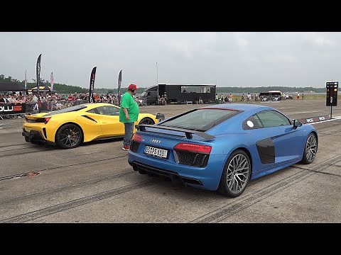 Audi R8 V10 Plus vs Ferrari 488 Pista