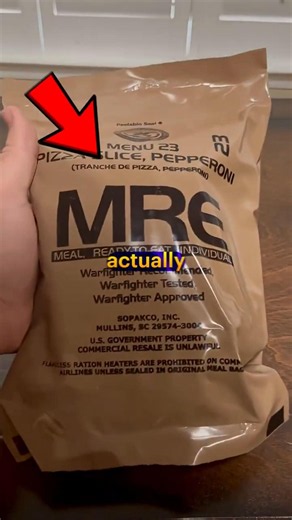 Are MREs Actually That Bad ??