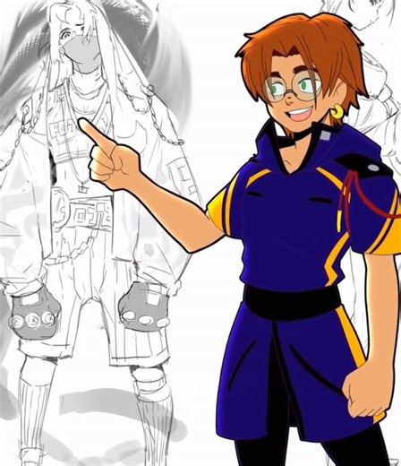 Introduction to Ink Fighters! #shonen #comics #fyp #worldbuilding #lore