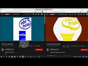 Intel Logo History in G Major 6 Spilt Version