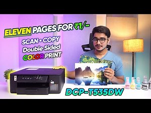 Best Do-it-ALL Printer for Home? Brother DCP-T535DW Color INK TANK Printer Review!