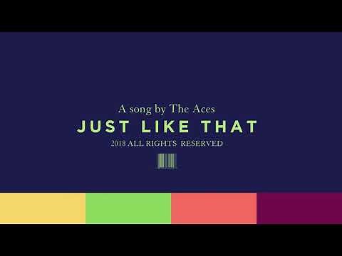 The Aces - Just Like That (Audio)