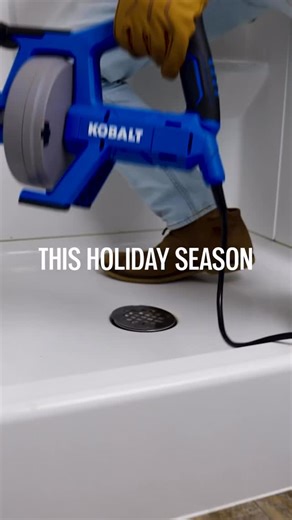 10K views · 123 reactions | Hosting the big meal? Great. Backed-up drains? Not so great. We’re spotlighting the Kobalt Cordless Drain Auger—your not-so-secret weapon for staying ahead of the mess on Brown Friday. Don’t let your holiday weeked go down the drain, get ahead with @kobalttools available at @loweshomeimprovement! | Hardware Huddle | Facebook