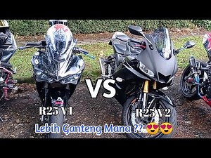 Comparison Review of the Old R25 (V1) VS the New R25 (V2) || Modified R25 V1 V2