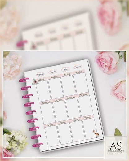 Happy Planner Weekly Inserts: Undated Planner Printables (7x9.25) (PDF)
