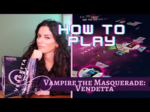 Vampire: the Masquerade - Vendetta - How to Play | Cardboard Rhino