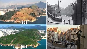 25 Photos From The Past As They Appear Today