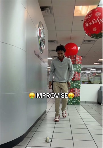 Improvising at its finest 😎 #reliablenissan #nissan #money #fyp #dealership