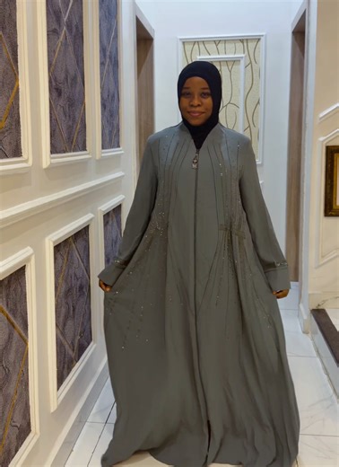 Two Shades, One Elegance. Switch it up this Eid with stunning abayas from @HIJAB BOSS AMUWO|FESTAC LAGOS ₦85,000 each. Which color are you stepping out in? #eidtransition #abayafashion