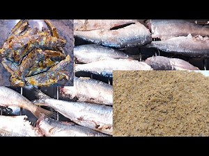 Herring Fish Dry Powder At Home Using The Oven. #fish