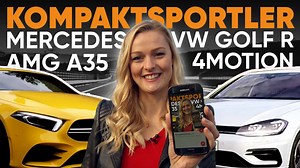 91K views · 530 reactions | 300 PS starke Kompaktkracher im Check: Mercedes-AMG A35 vs. VW Golf R. 掠朗 Welcher Schlitten kann sich durchsetzen und das Herz der Moderatorin erobern?  #gripdasmotormagazin #collection #MustWatch | GRIP - Das Motormagazin | Facebook
