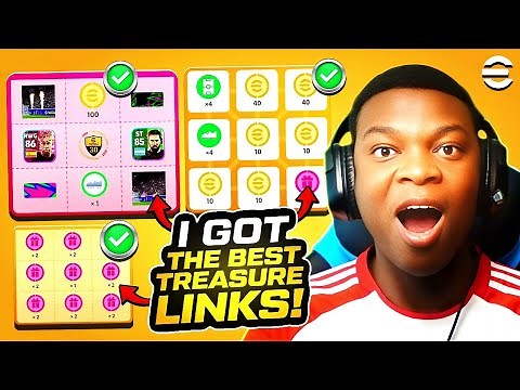 How I Got All The Best Treasure Links in eFootball Mobile 🔥
