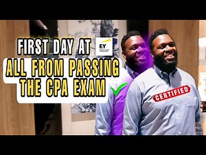My First Day Working for Ernst and Young (EY) After Passing the CPA Exam!