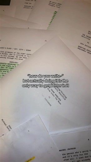 how do you write — actually doing it is the only way