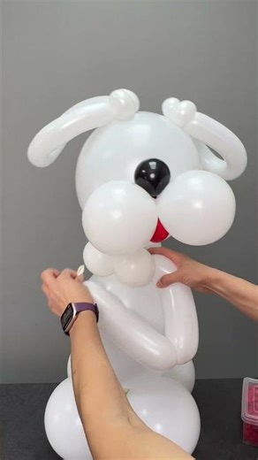 Balloon Dog with Bouquet #diy #balloonideas #balloontwister