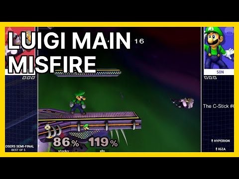 Luigi main misfire (HyperionF6) | Smash Melee Highlights