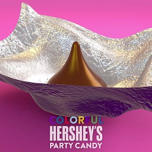 Party in purple with these simple, show-stopping HERSHEY’S KISSES Party crafts. | HERSHEY'S
