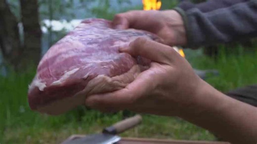 Dutch Oven BRISKET asmr style prepared on the fjord 🔥🔥