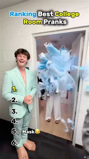 Ranking Best College Pranks😭😂#shorts