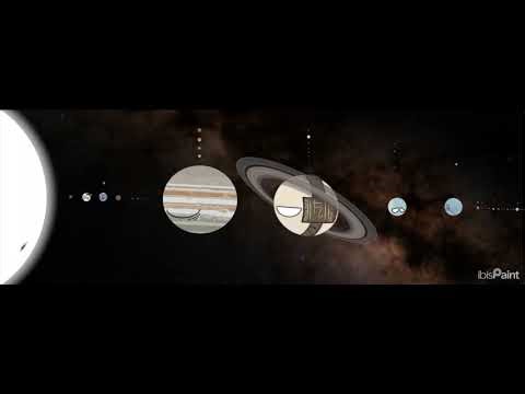 Drawing the Solar System SpeedPaint