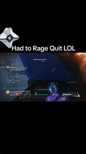 Rage Quitting in Destiny 2: A Hilarious Moment