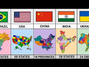 How Many States From Different Countries | How Many States In The World